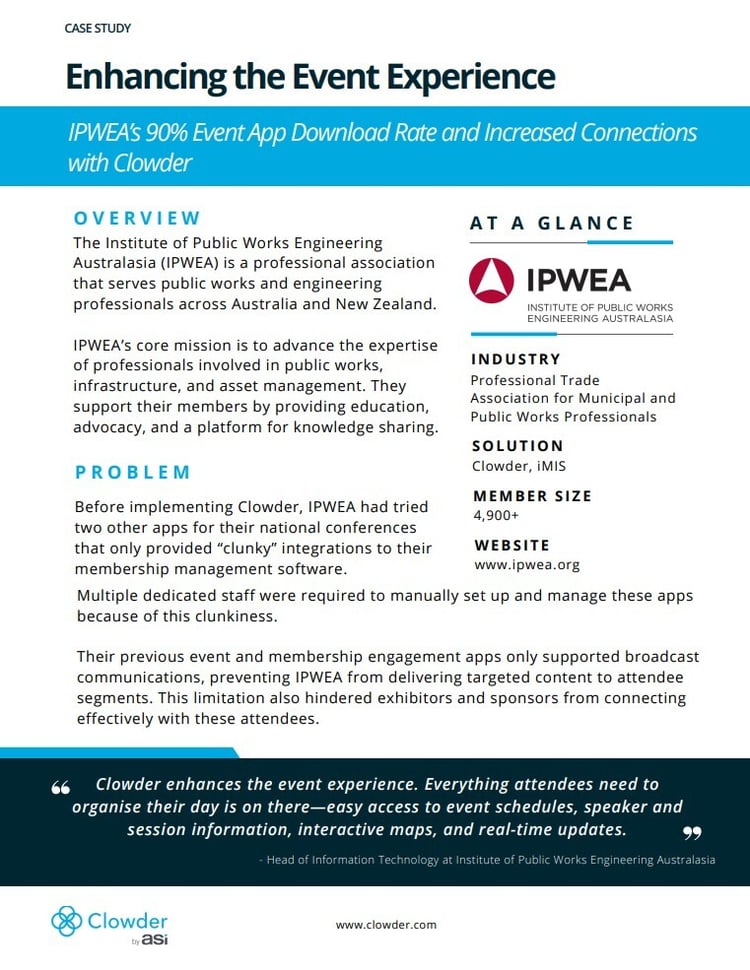 Institute of Public Works Engineering Australasia (IPWEA) | Case Study